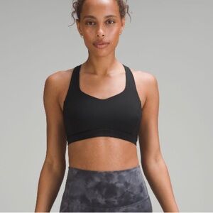 Black Lululemon Free to be Serene Bra